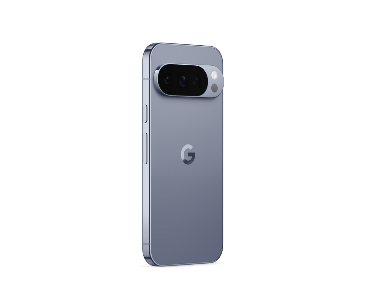 Google Pixel 10 Pro Pedra lunar – vista em ângulo