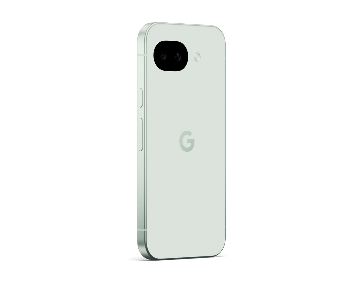 Google Pixel 10a Neblina – vista em ângulo