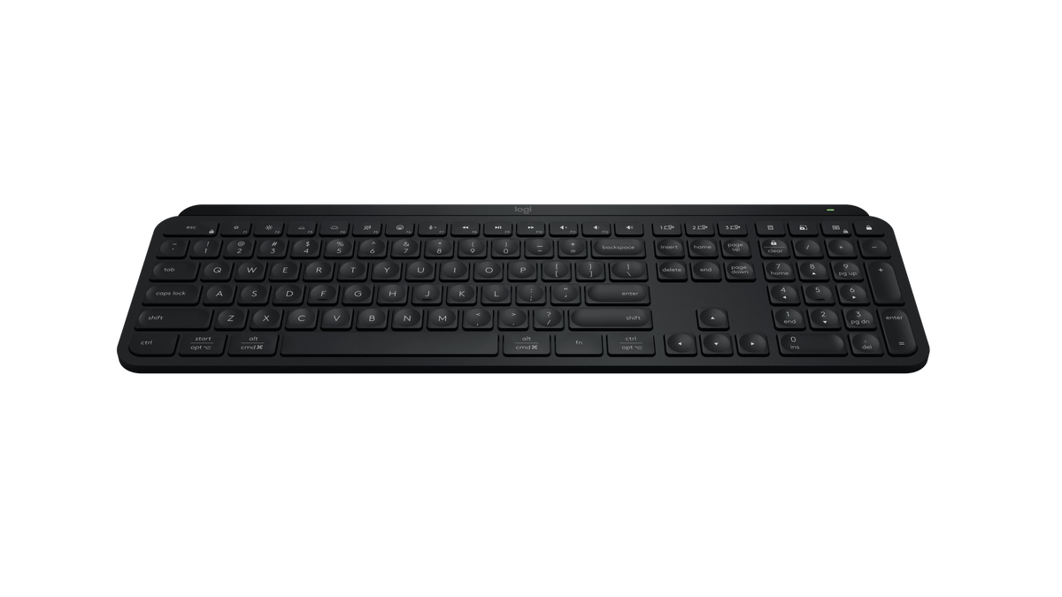 Teclado Logitech MX Keys S sem fio (Grafite, layout US)