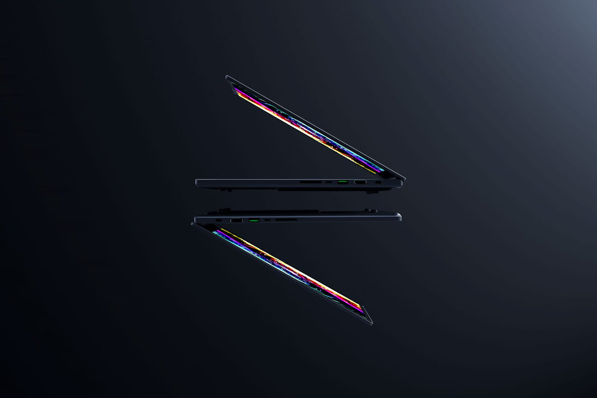 Razer Blade 16 2025 de perfil (imagem oficial de imprensa)