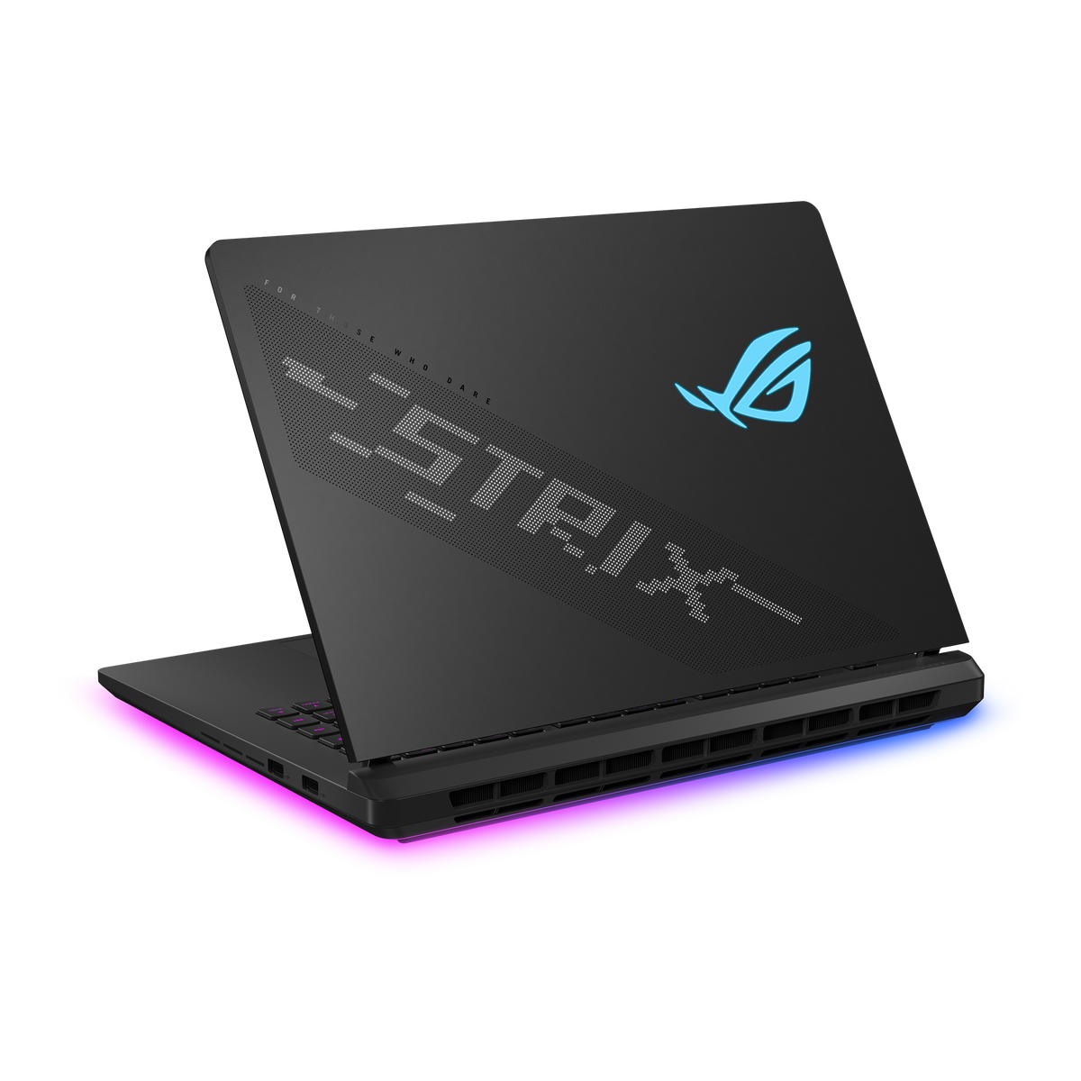 ASUS ROG Strix SCAR 16 2025 Off Black, vista traseira