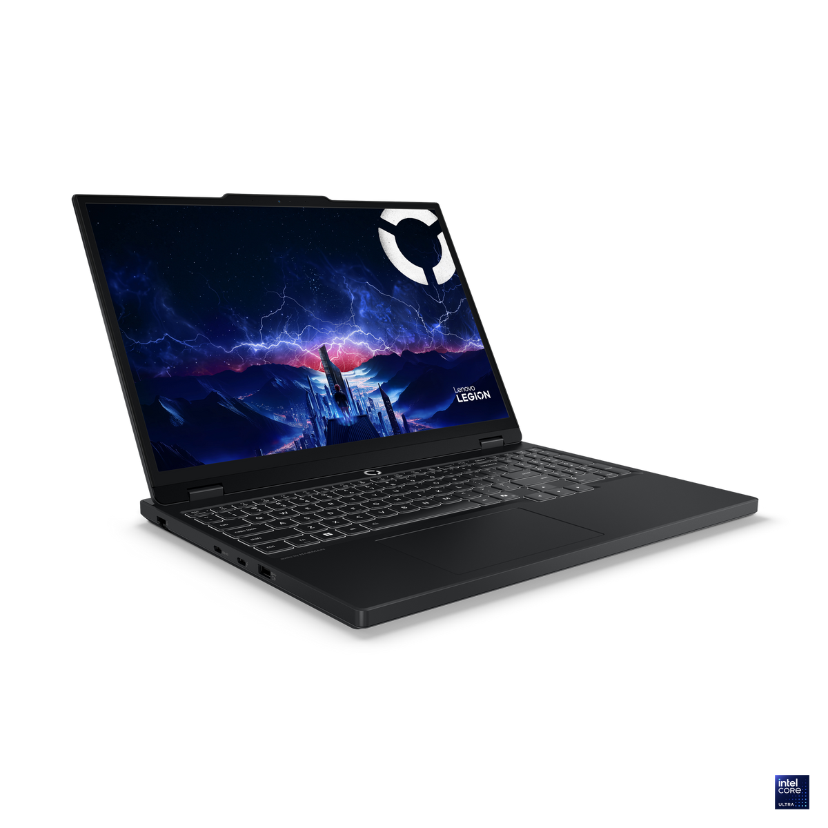 Lenovo Legion 5i Gen 10 Preto Eclipse, vista em ângulo
