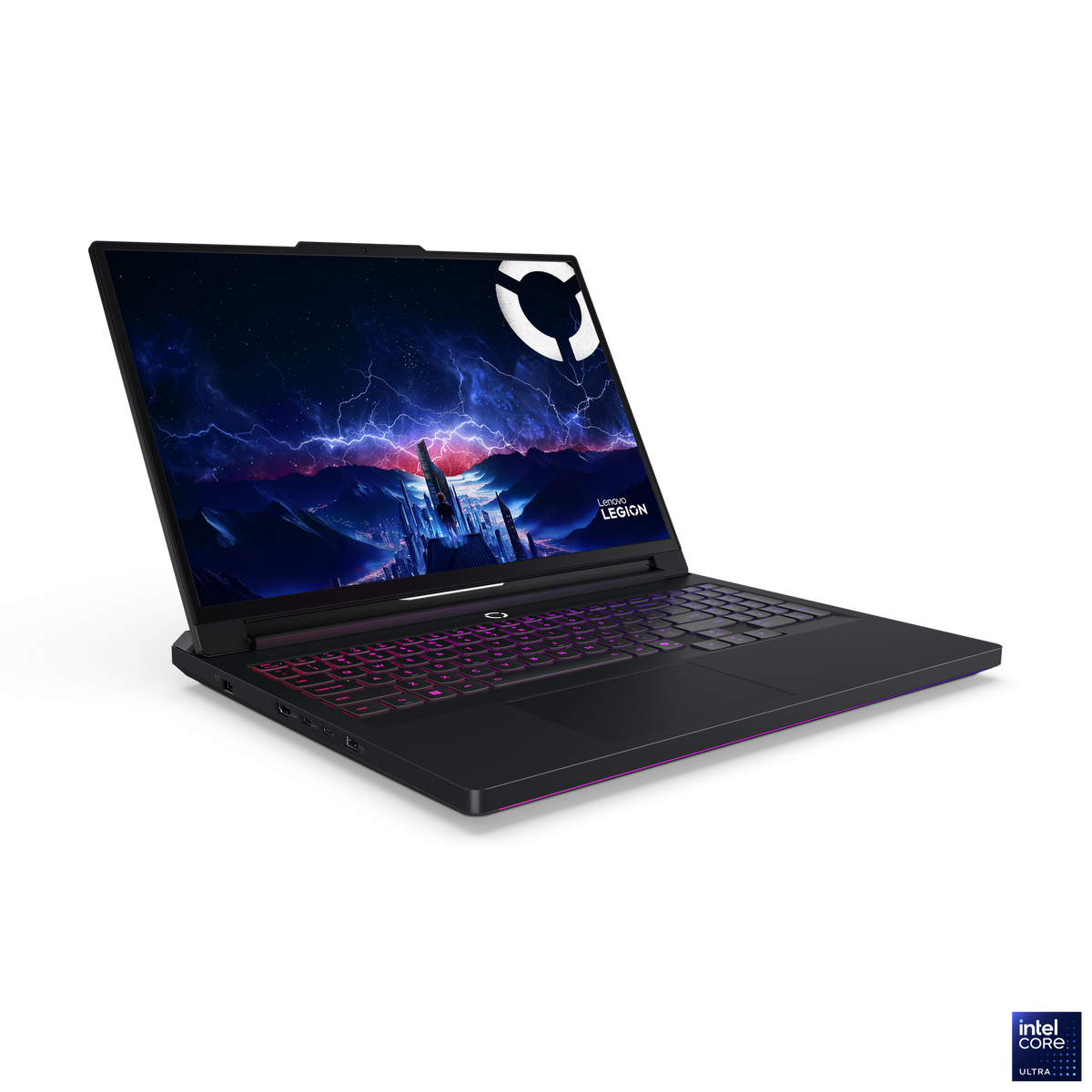 Lenovo Legion Pro 7i Gen 10 Preto Eclipse, vista em ângulo