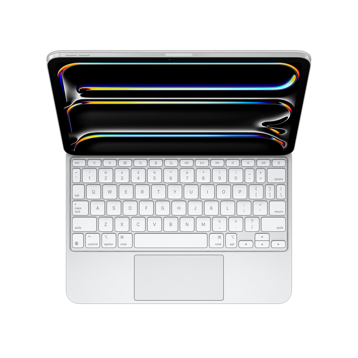 Magic Keyboard para iPad Pro 11" Branco, vista de cima