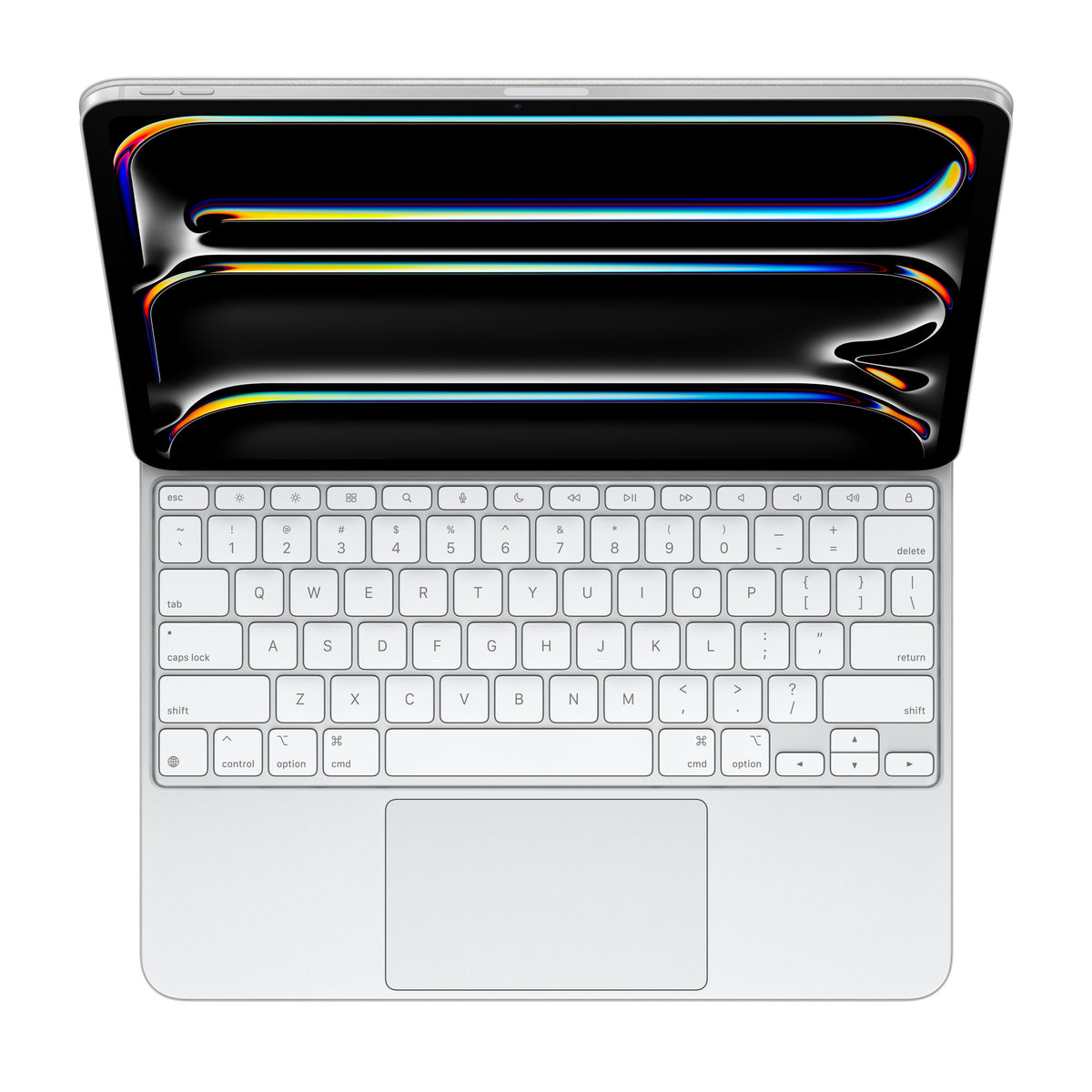 Magic Keyboard para iPad Pro 13" Branco, vista de cima