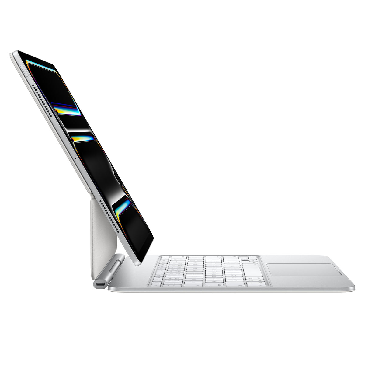 Magic Keyboard para iPad Pro 13" Branco, perfil
