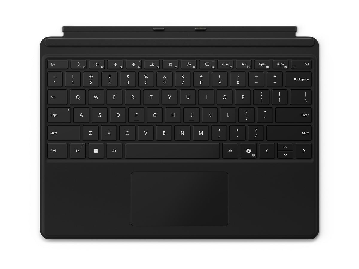 Teclado Surface Pro 13" Preto, vista superior