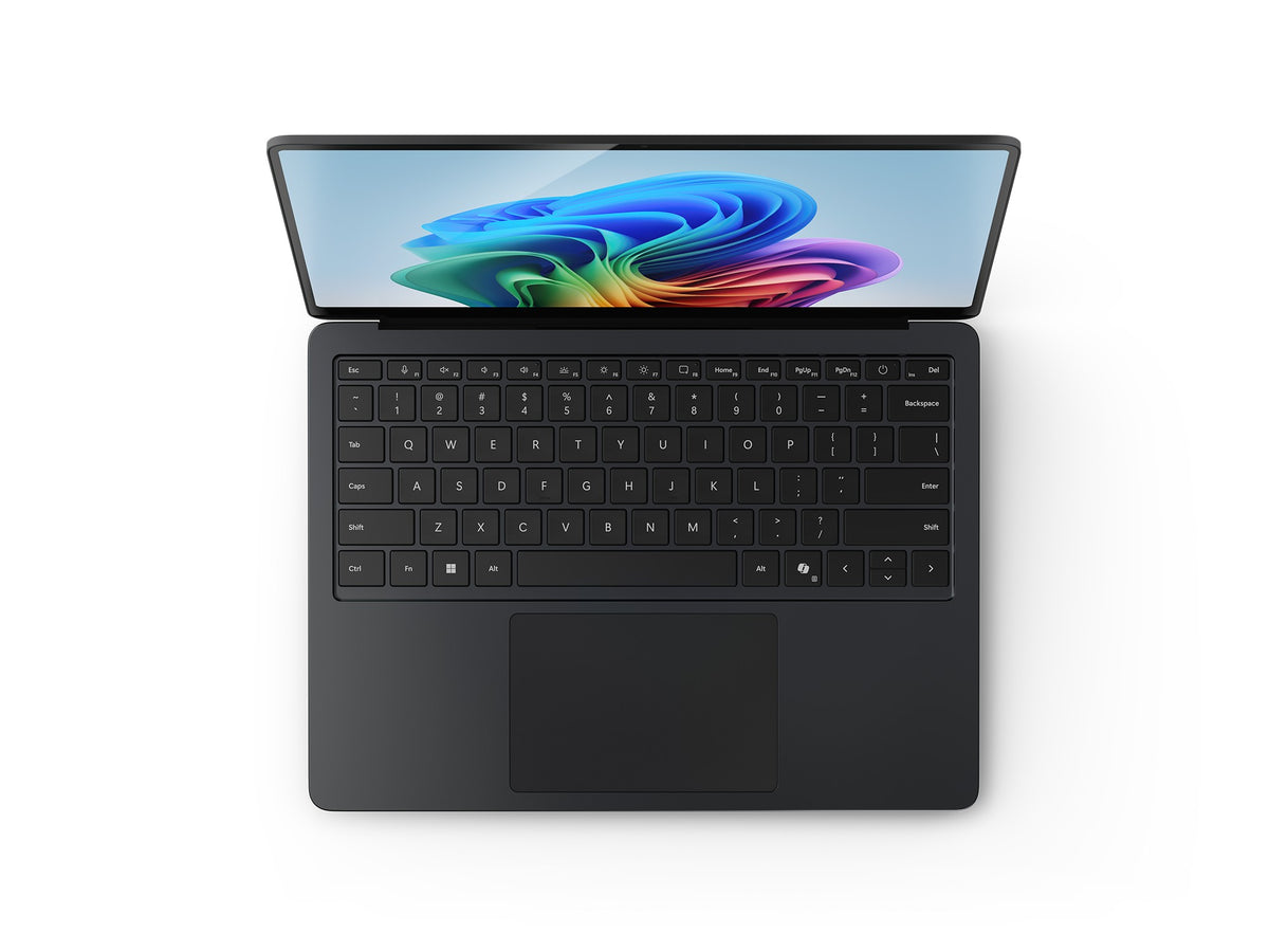 Surface Laptop 7ª edição Preto, vista superior