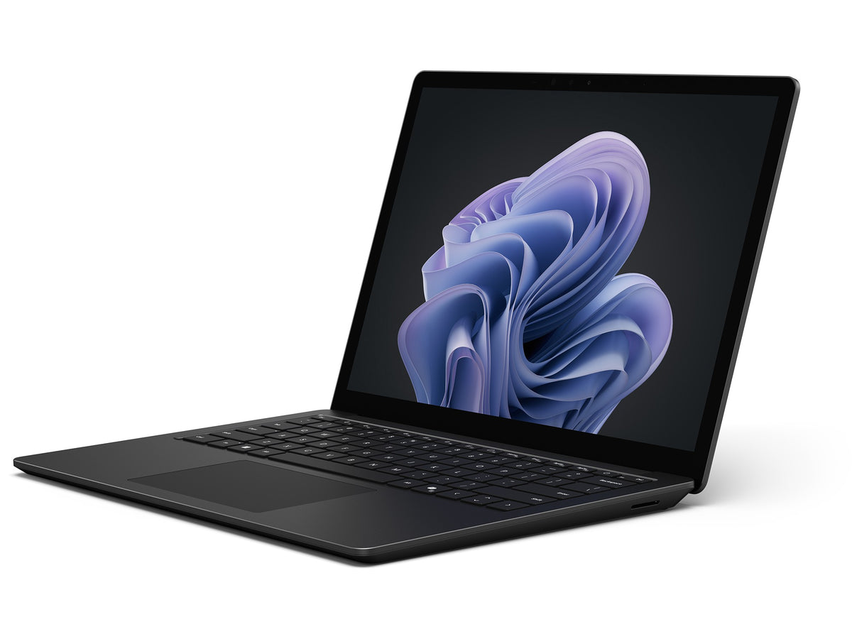 Surface Laptop 6 for Business 13,5" Preto, vista em ângulo