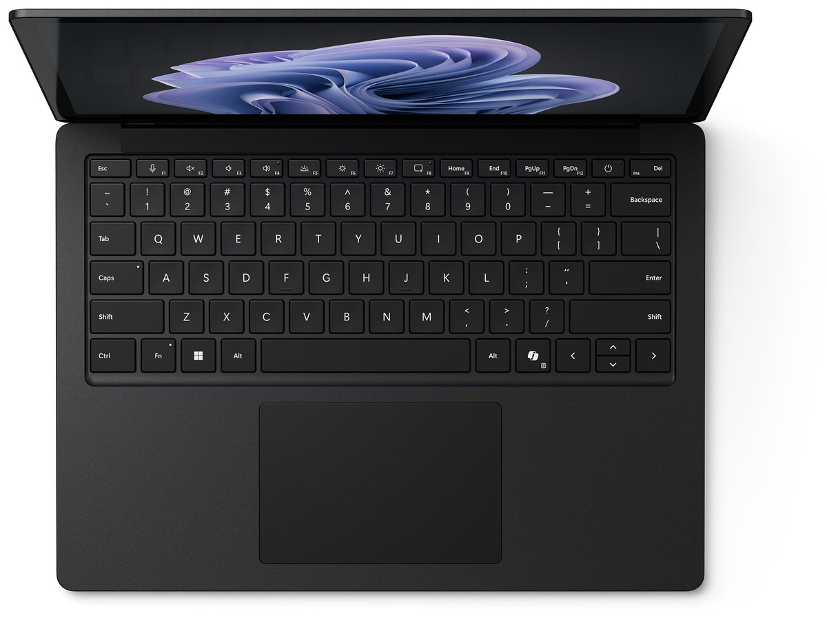 Surface Laptop 6 for Business 13,5" Preto, vista superior