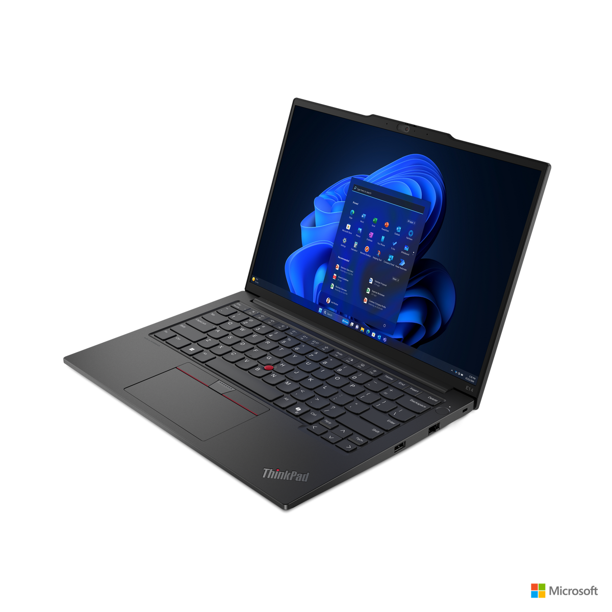 Lenovo ThinkPad E14 Gen 6 Preto, vista frontal