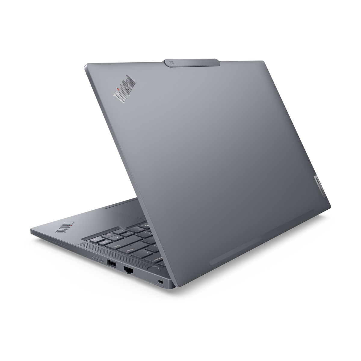 Lenovo ThinkPad T14 Gen 5 Cinza, vista traseira