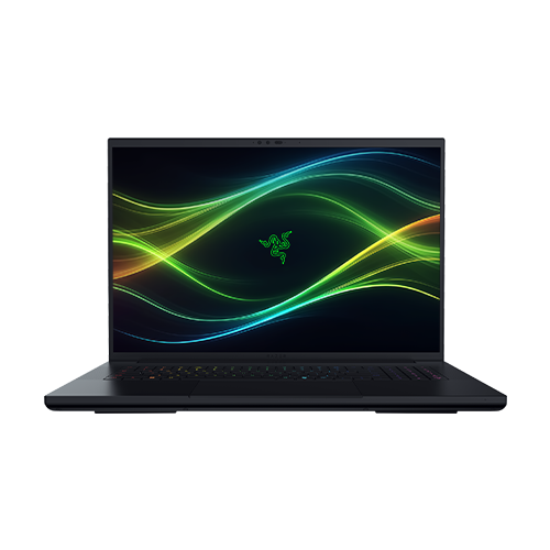 Razer Blade 18 2026 preto, vista frontal