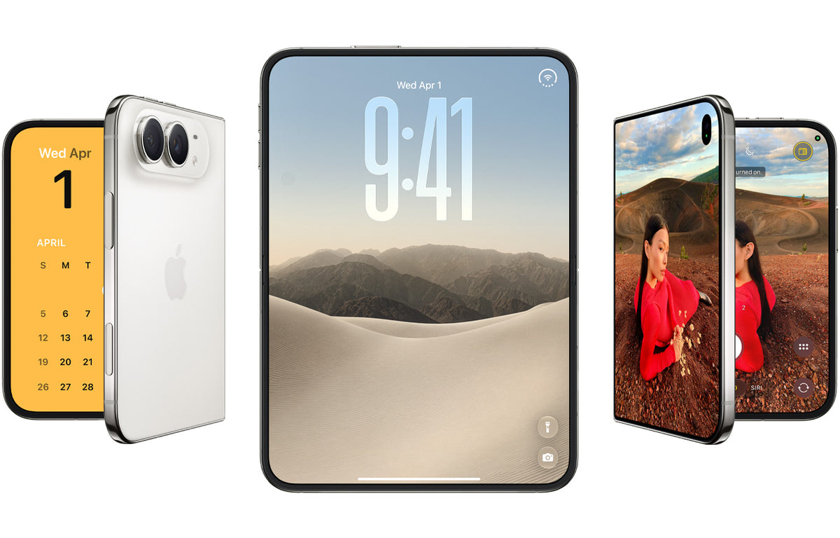 iPhone Duo aberto e fechado