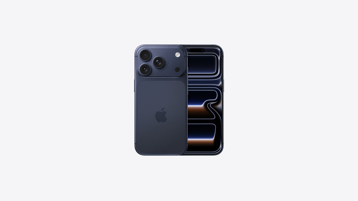 iPhone 17 Pro Azul-intenso – frente e traseira