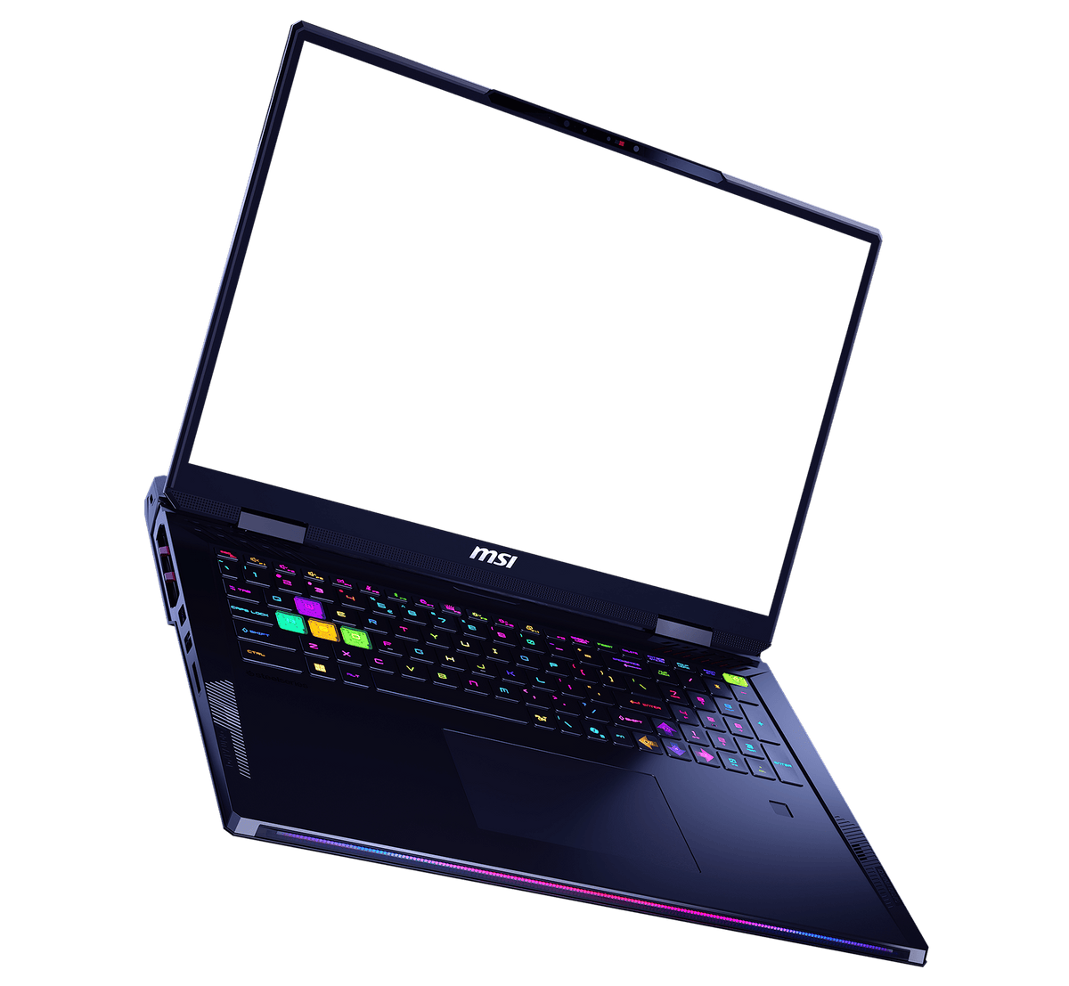 MSI Raider 18 HX AI aberto (imagem de destaque)