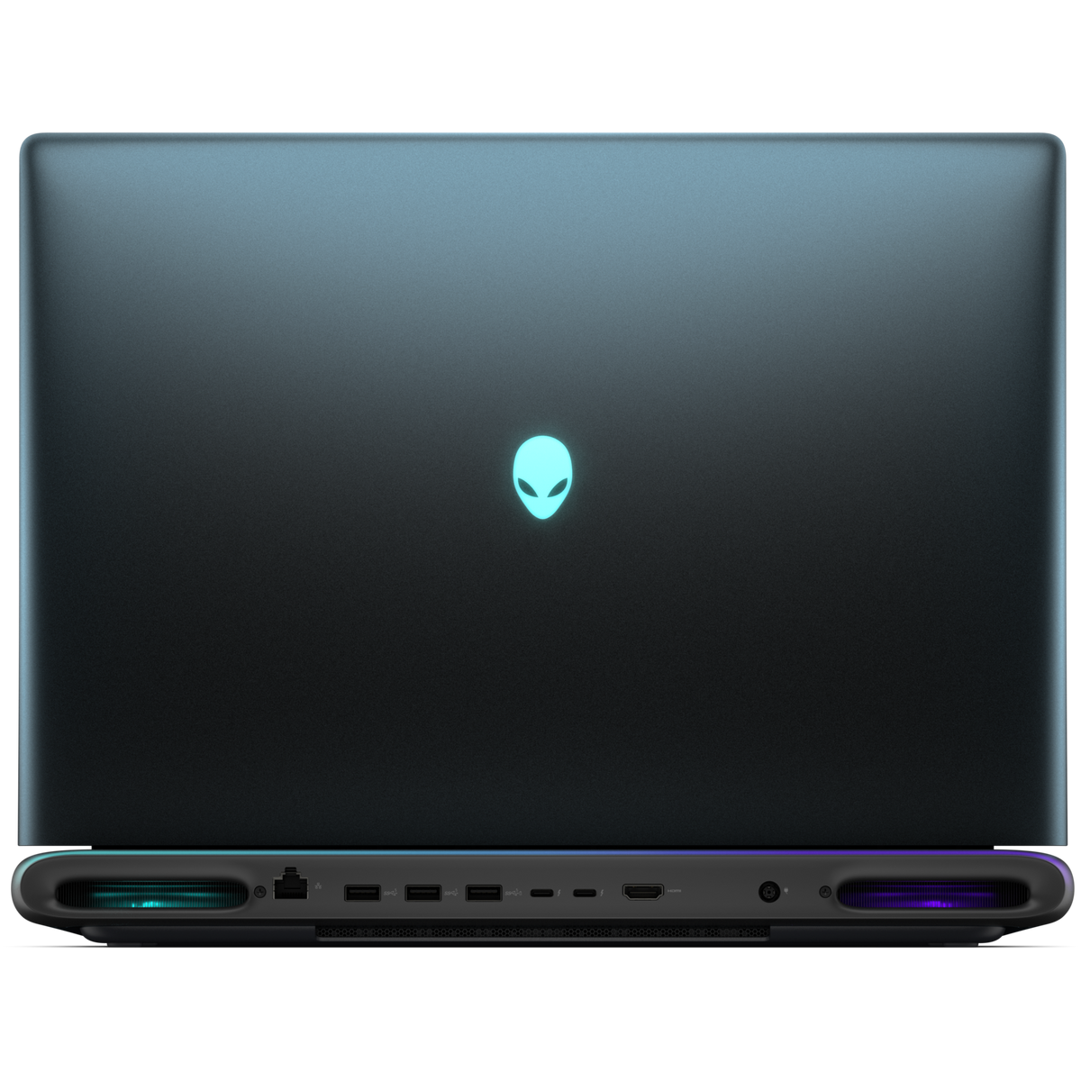 Alienware 18 Area-51 Azul-petróleo líquido, tampa e portas traseiras