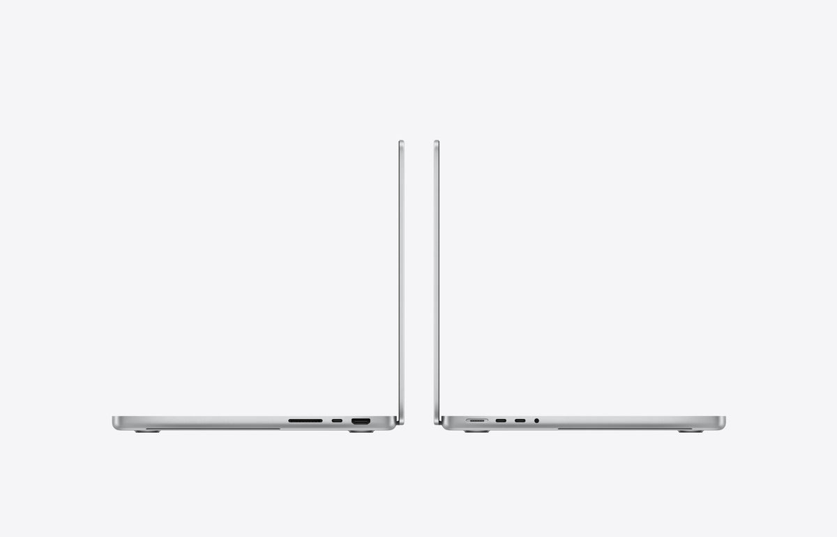 MacBook Pro 14" (M5) Prateado – lateral