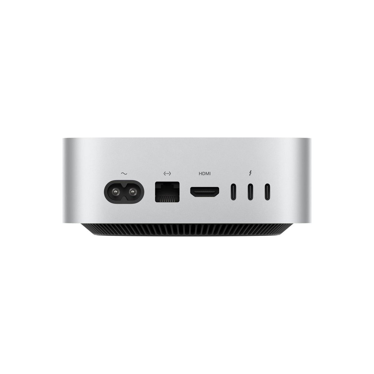 Mac mini (M4, 2024) Prateado – portas traseiras