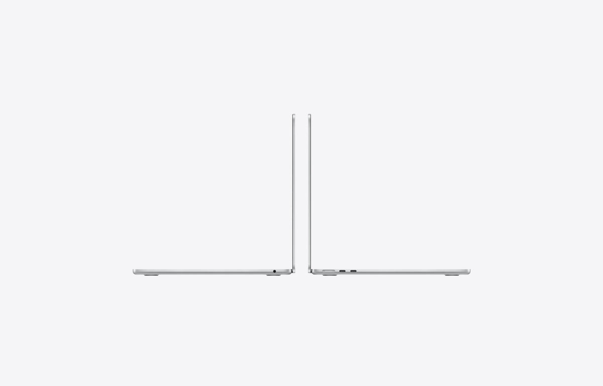 MacBook Air 13" (M5) Prateado – lateral