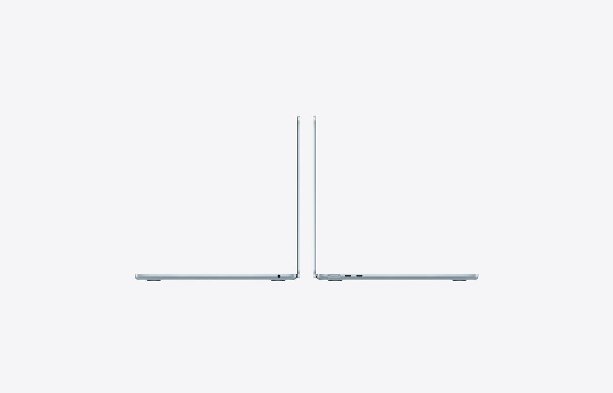 MacBook Air 13" (M5) Azul-céu – lateral