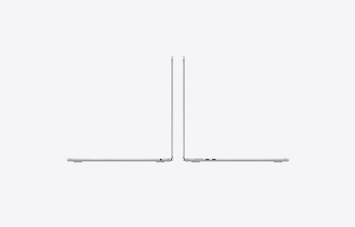 MacBook Air 15" (M5) Prateado – lateral