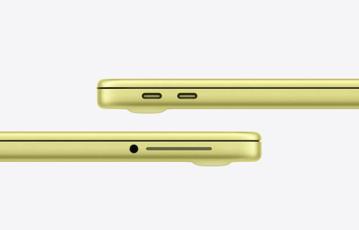MacBook Neo Amarelo-cítrico – lateral