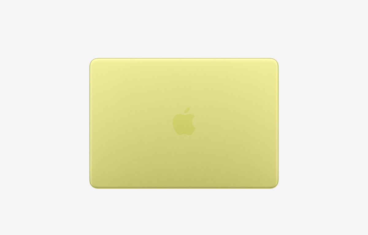 MacBook Neo Amarelo-cítrico – tampa (traseira)