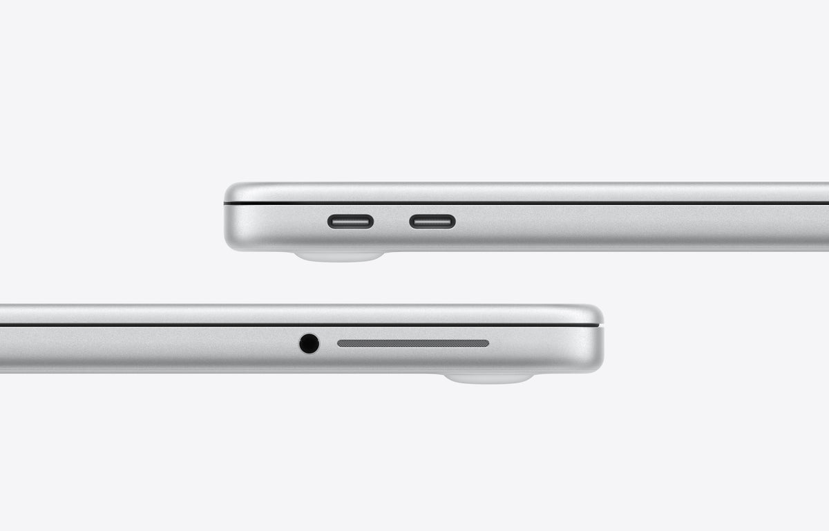 MacBook Neo Prateado – lateral