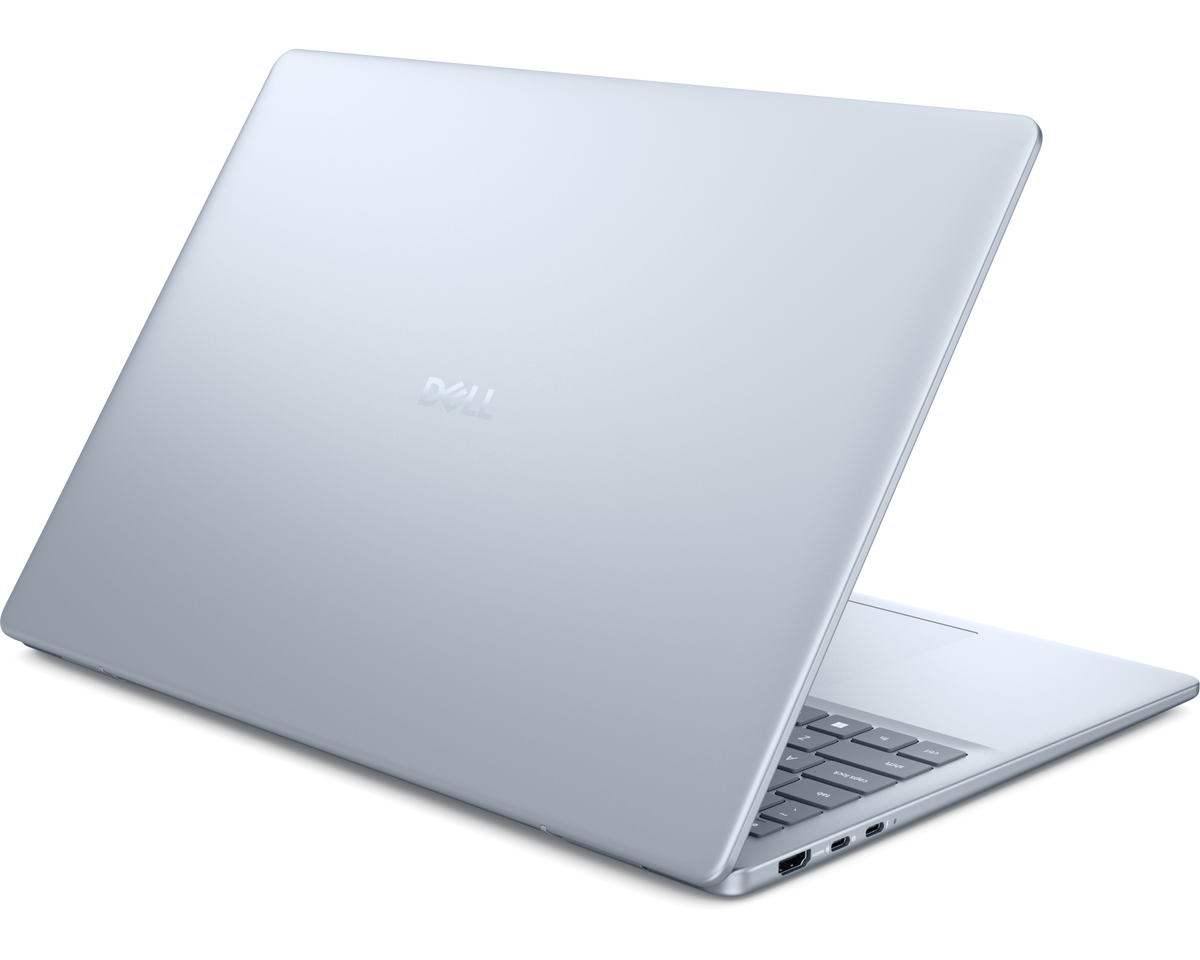 Dell 16 Plus Ice Blue, vista traseira
