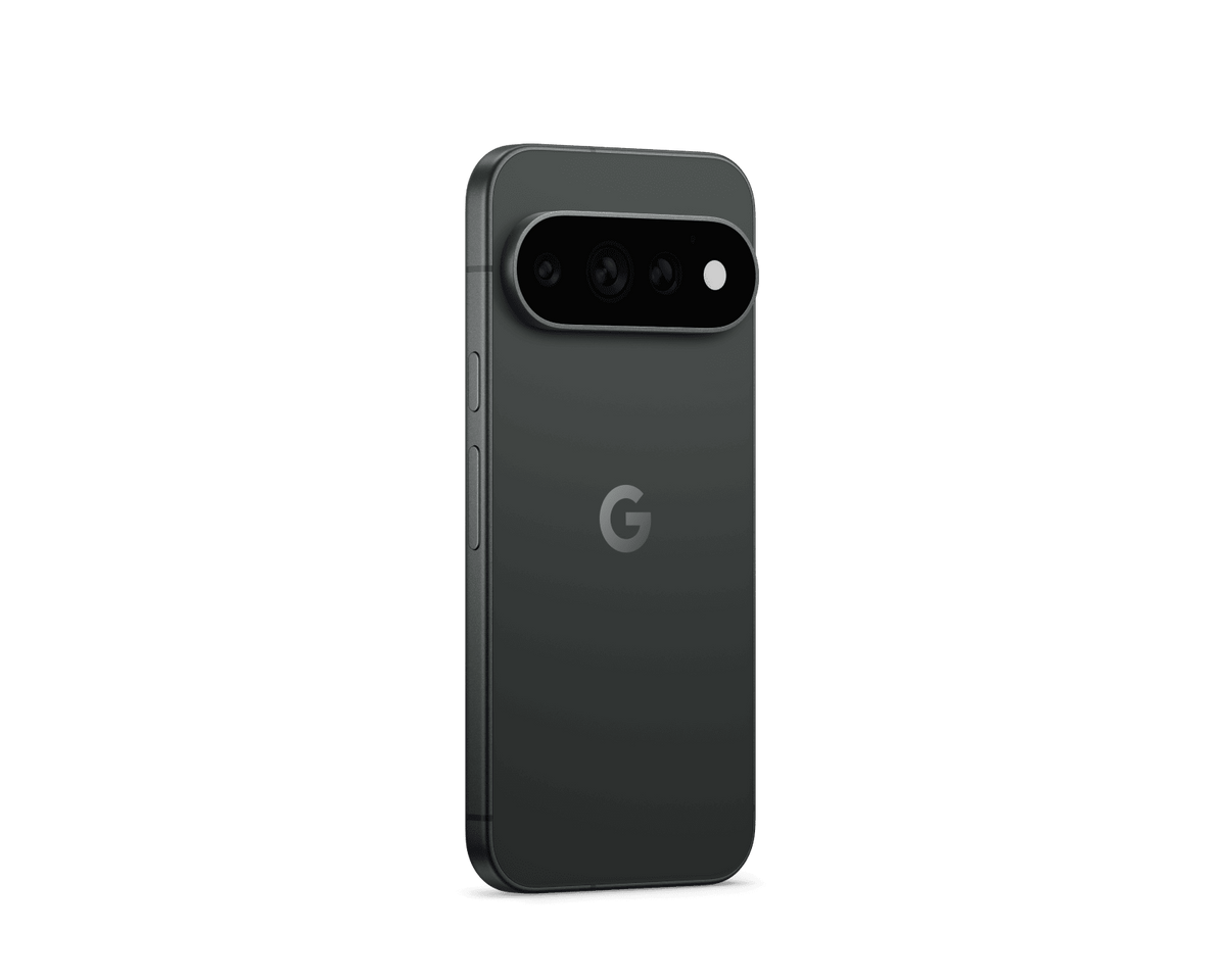 Google Pixel 11 Pro Obsidiana – vista em ângulo