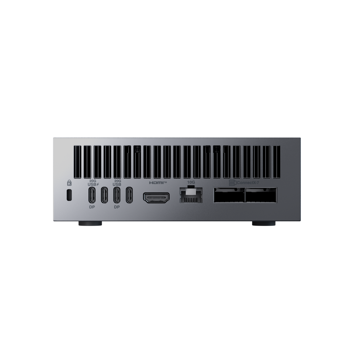 ASUS Ascent GX10 Cinza Estelar – painel traseiro